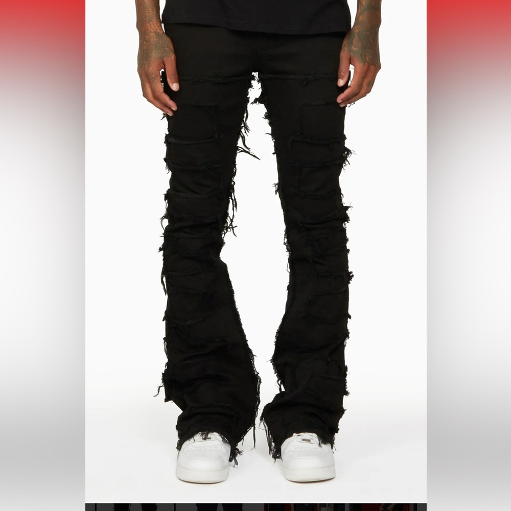 Men's rockstars  Flare stacked Pants
Waist 30 length 34 - Picture 4 of 8